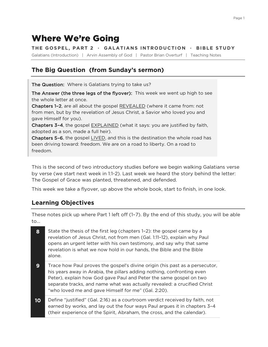 Read the teaching notes, page 1 of 19